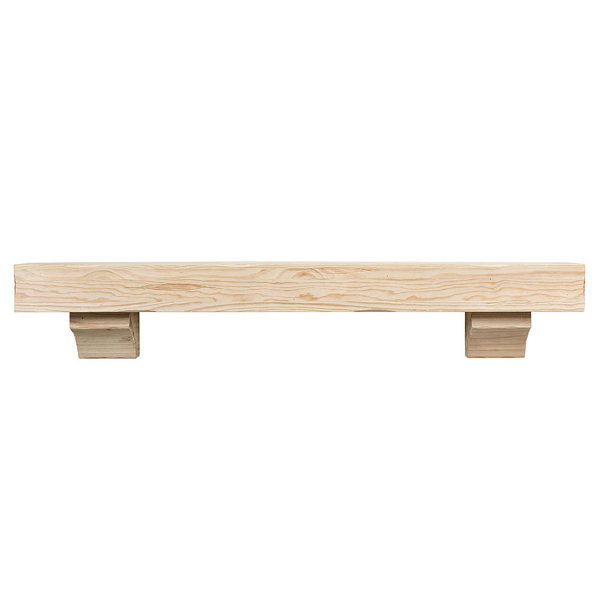 Mantels Direct Natural Wood Fireplace Shelf Mantel Wayfair
